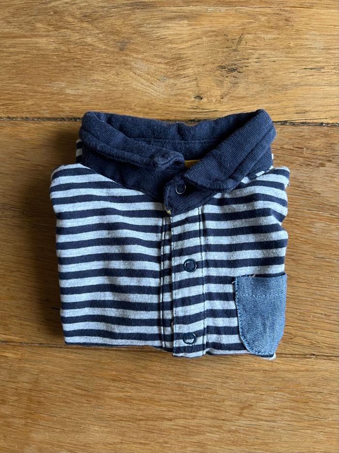 T-shirt ML Zippy 1/3 mois