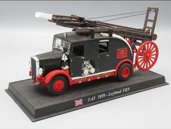 Camion de Pompier de Collection - 1:43 1939 Leyland FK9, Del Prado Collection
