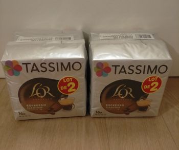 Lot café Tassimo Espresso classique intensity 6