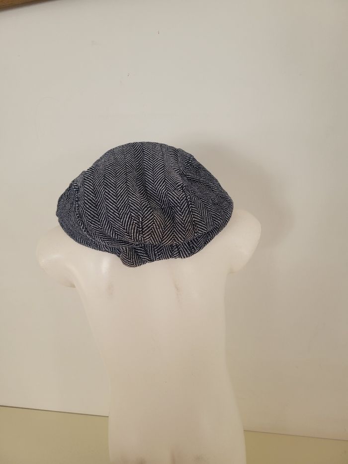 Béret rayé bleu et blanc - photo numéro 4