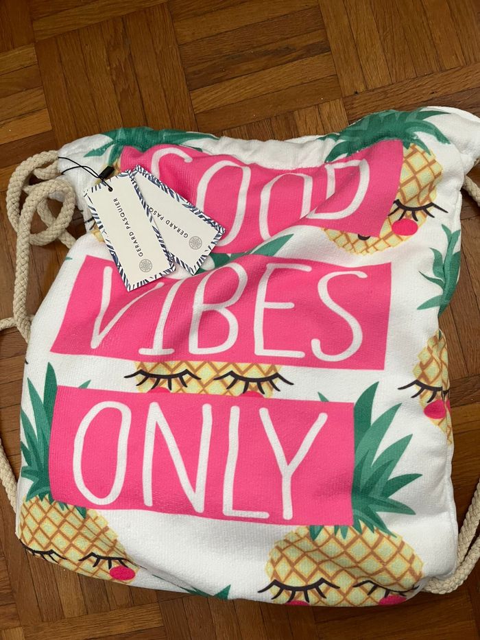 Serviette de plage avec sac à dos intégré Gérard Pasquier - photo numéro 3