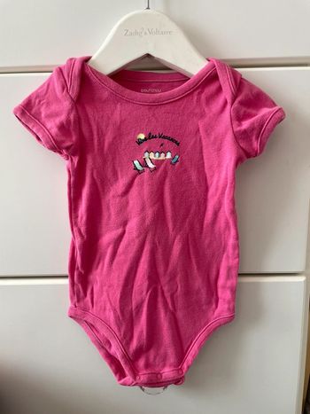 Body manches courtes Bébé 9 mois rose bodie