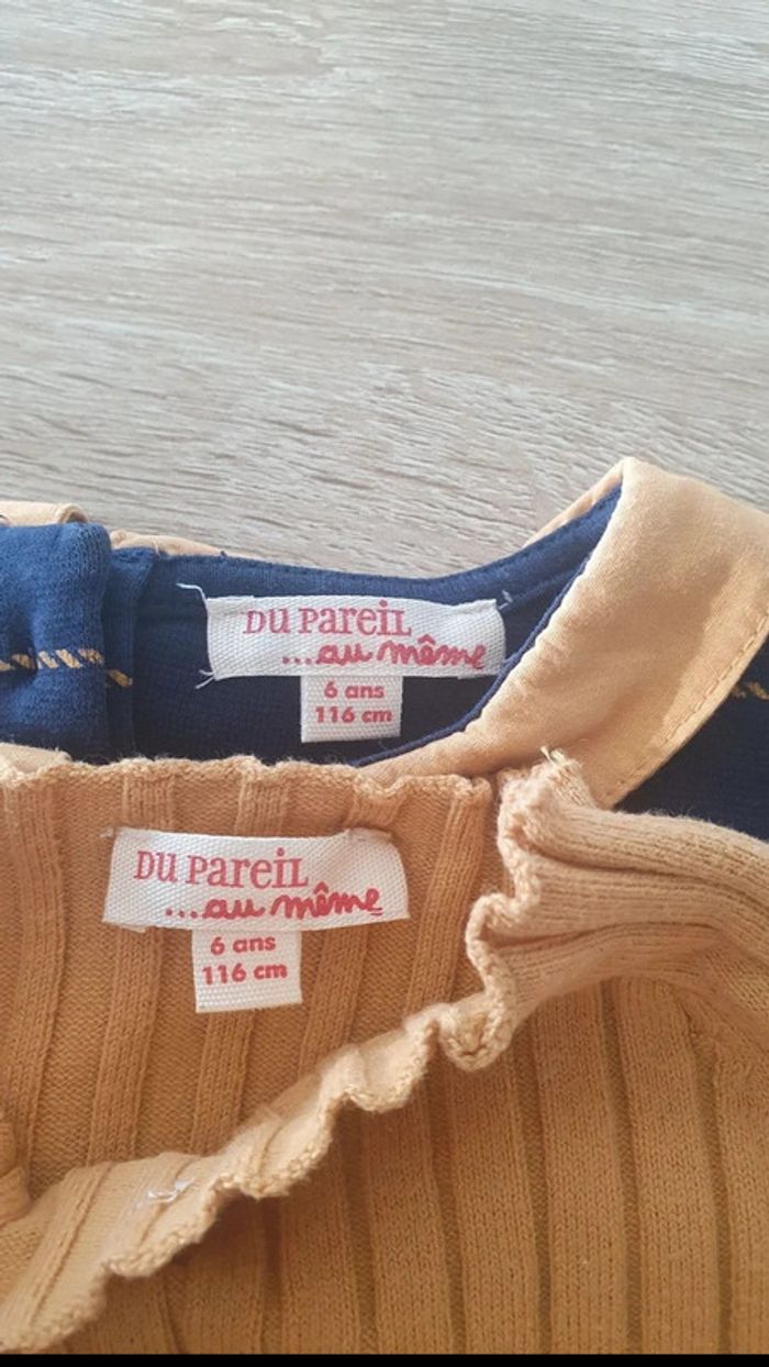 Robe et tee-shirt manche longue 6 ans - photo numéro 6