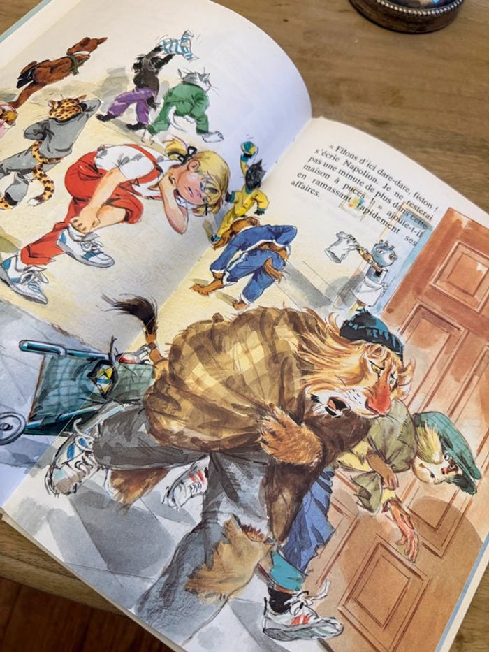 Caroline et les vagabonds singe lion sans abris livre bd album Pierre Probst - photo numéro 7