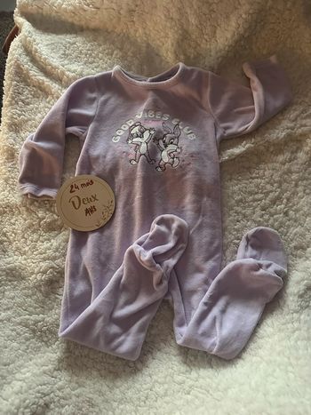 Pyjama bugs bunny velours 24mois