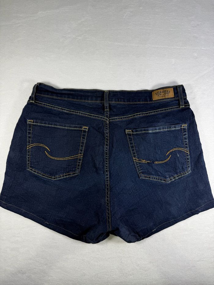 Short en jean Levi’s Signature femme taille L 16M Curvy Skinny bleu foncé SL00825 - photo numéro 5