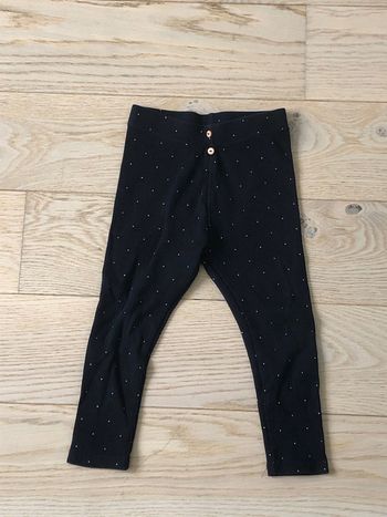 Pantalon noir 3 ans à pois blanc