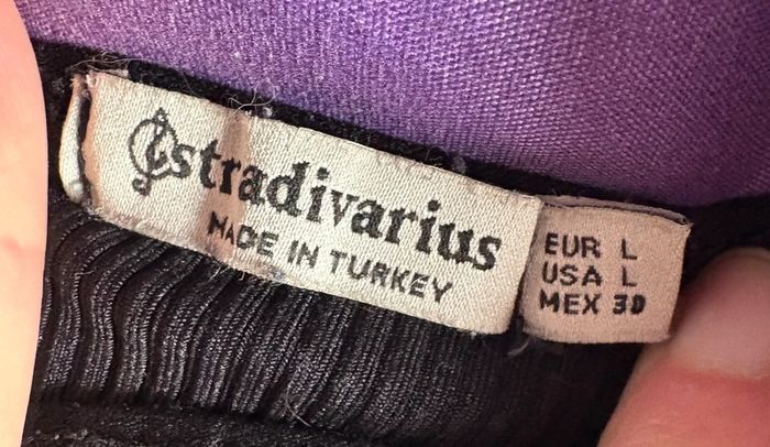 Croptop débardeur noir Stradivarius M - photo numéro 5