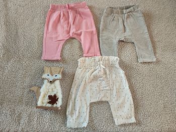 Lot de 3 pantalons 6 mois