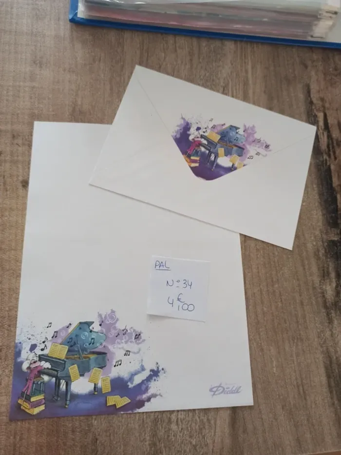 Papier à lettre 34 4,00€