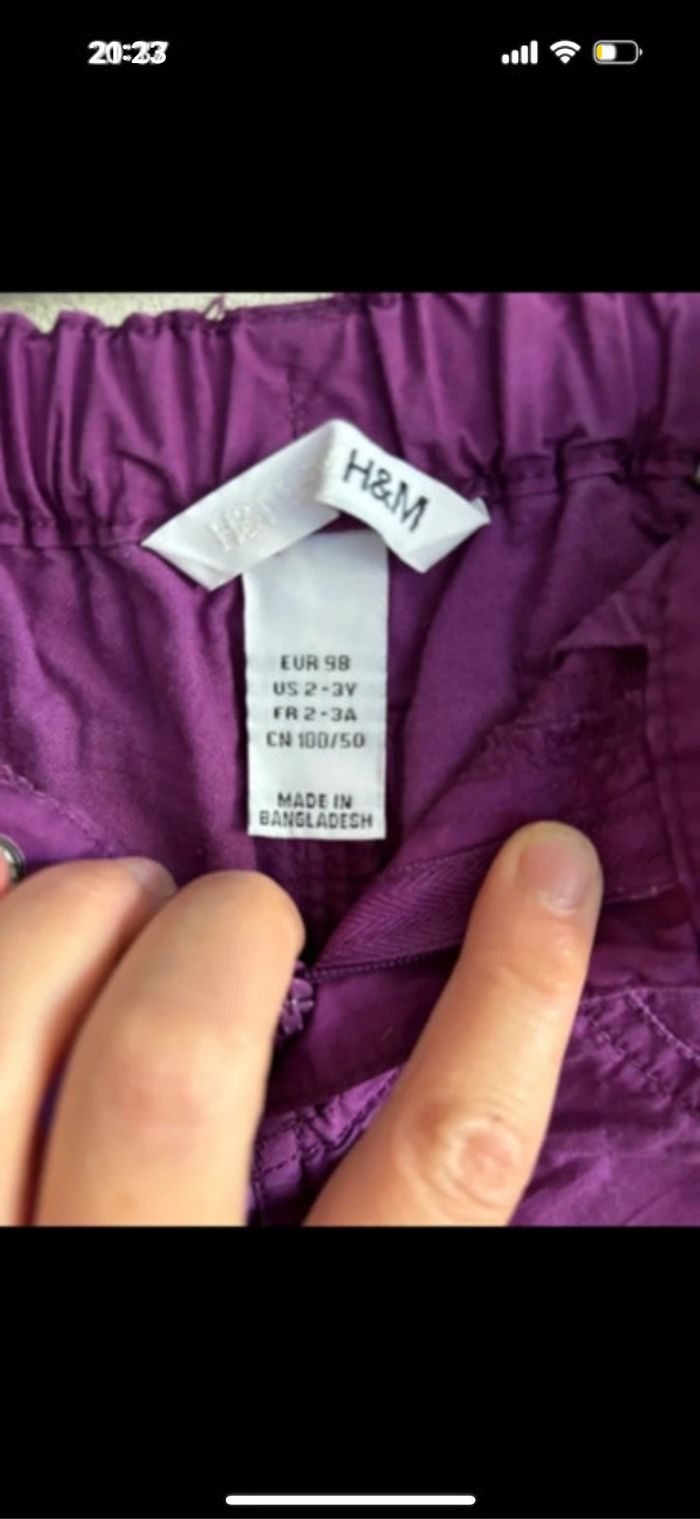 Short H&M taille 2/3 ans - photo numéro 3