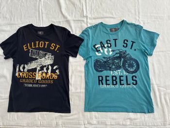 Lot de 2 Tee shirt garçon H&M taille 12 ans en très bon état