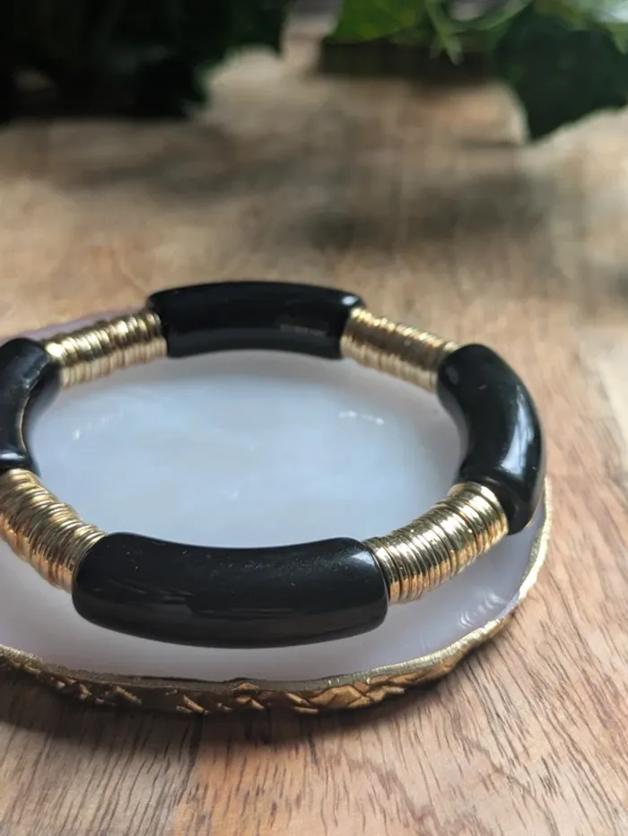 Bracelet tube acrylique tendance - photo numéro 6