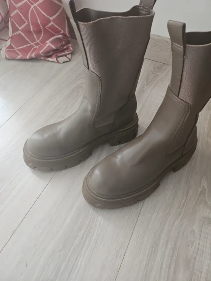 Bottines Chelsea H&M à semelle épaisse