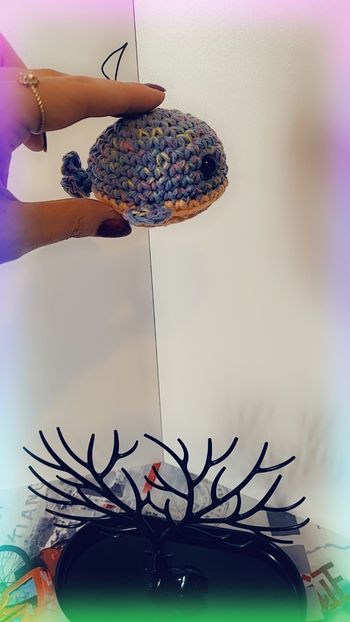 Porte clé  baleine 🐳  bijoux de sac