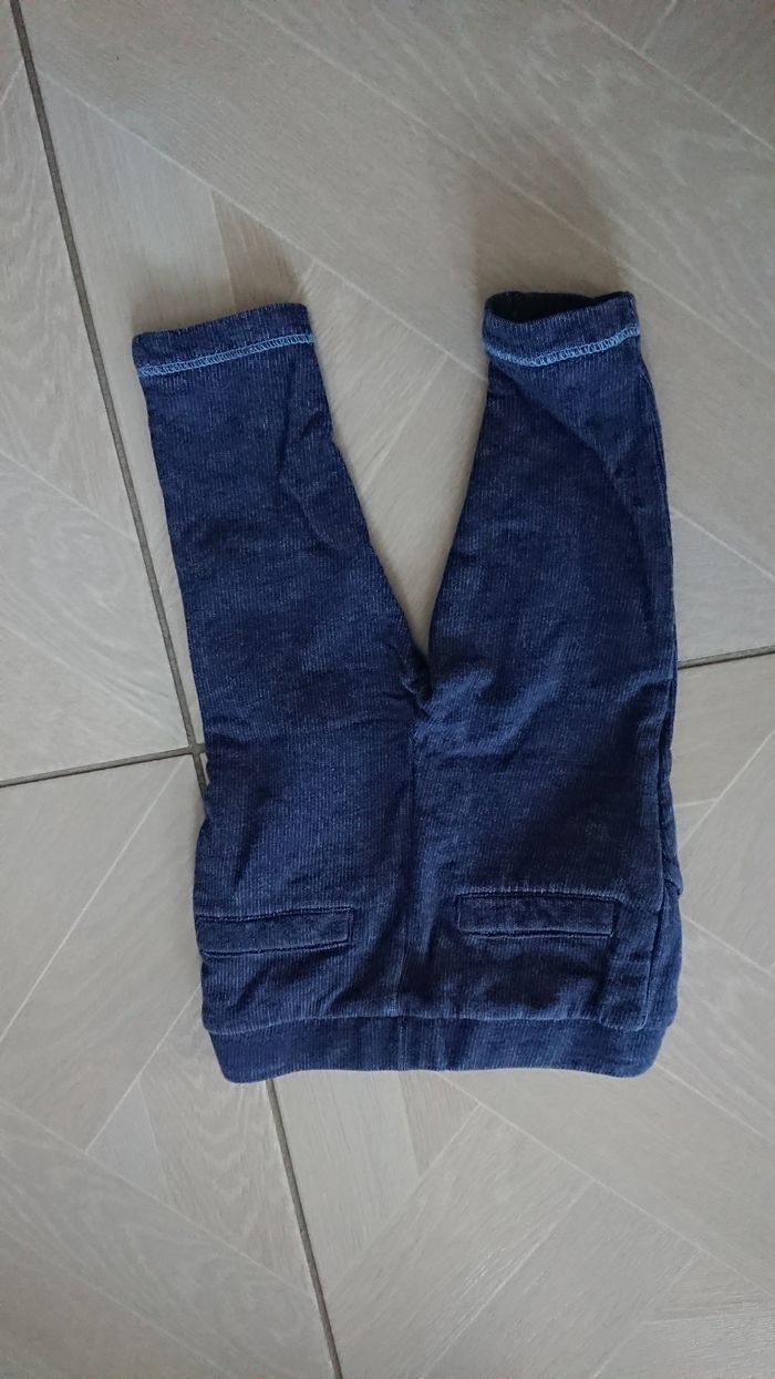 Legging élastique type jean chat - photo numéro 2