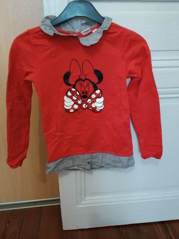 Sweat Disney rouge et multicolore