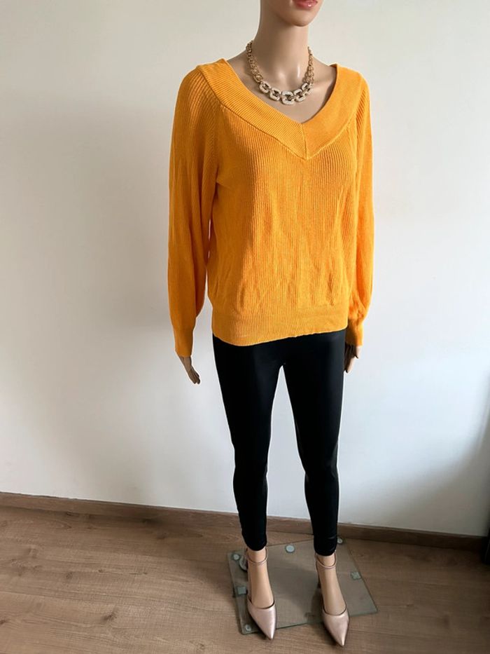 Pull jaune à manches longues Vero Moda taille M TBE - photo numéro 4