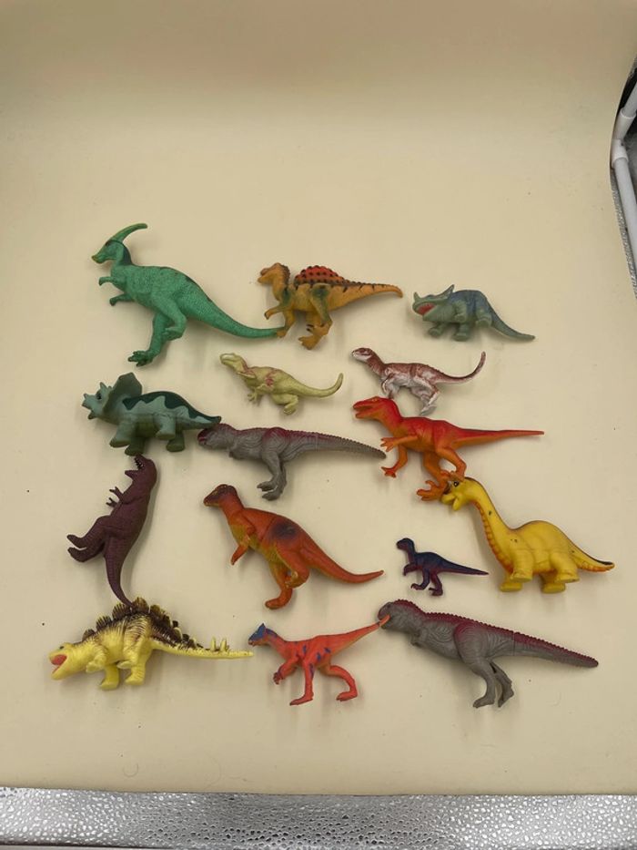 Lot de 15 figurines Dinosaures - photo numéro 2