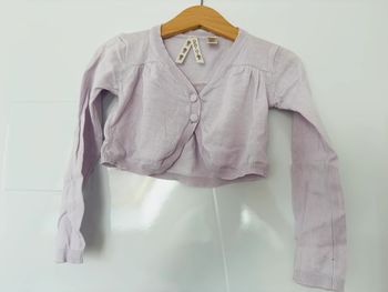 Boléro Okaïdi mauve en 5ans