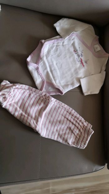 Body et pantalon coton 3m