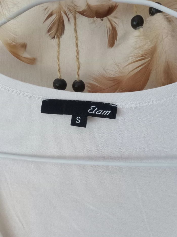Débardeur / Top blanc Etam 38/M - photo numéro 5