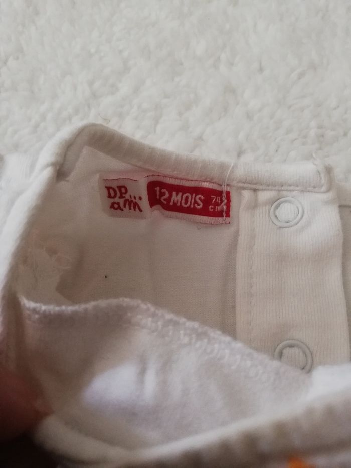 Ensemble jupe, bodie et chapeau fille 12 mois du pareil au même - photo numéro 5