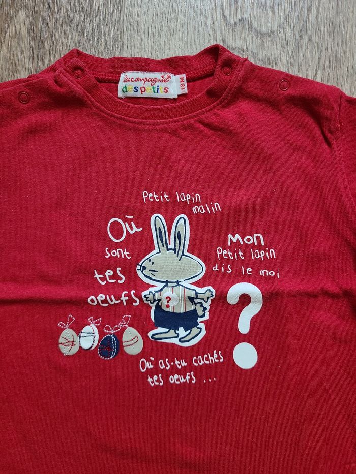 T-shirt manche courte 18 mois - photo numéro 3
