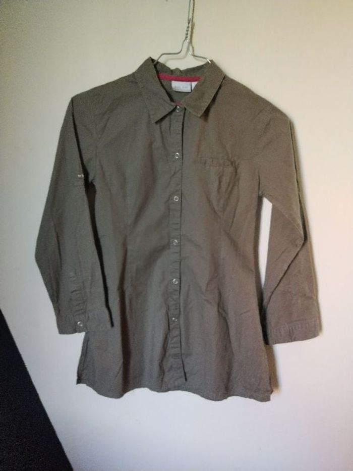 Chemise kaki 8 ans fille