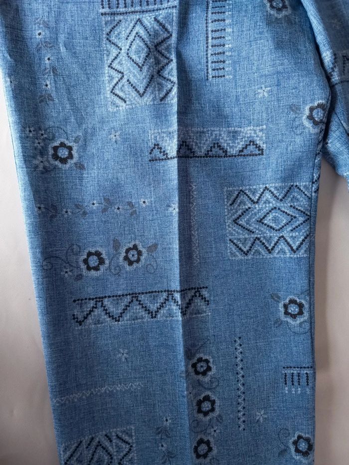 Pantalon à motif femme taille 46/48 - photo numéro 3
