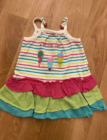 Robe été bretelles 6 mois