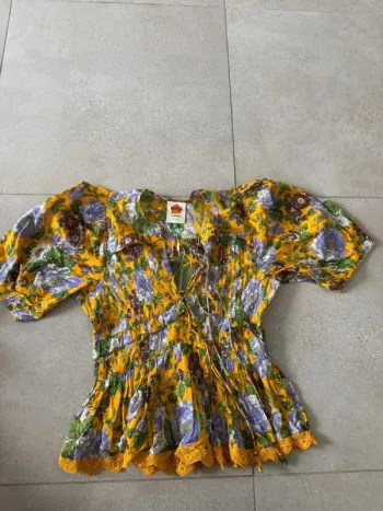 Haut multicolore Farm rio taille M, neuf avec étiquette valeur 220€