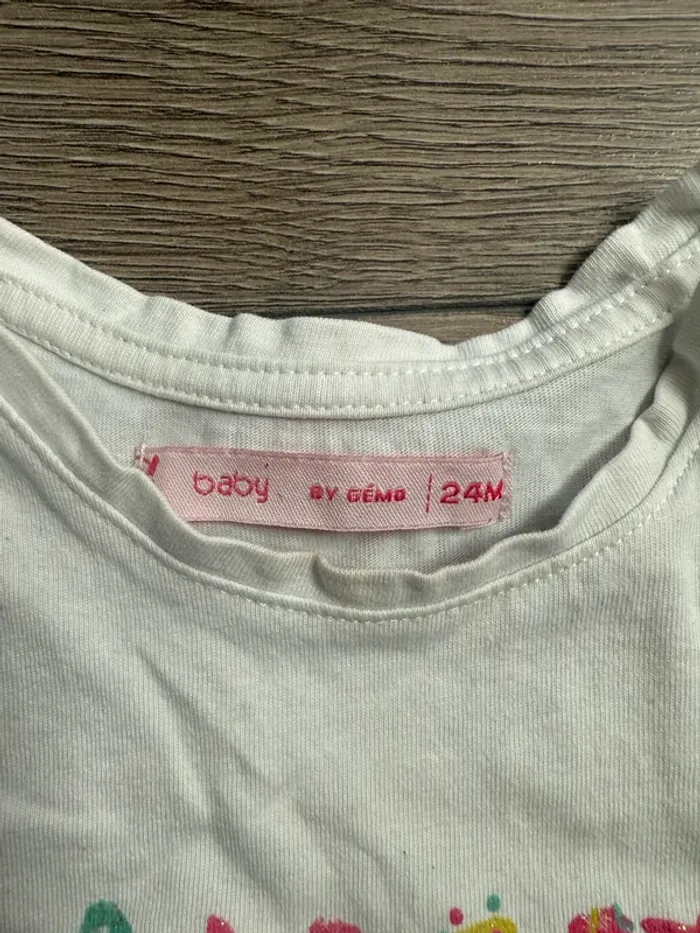 T shirt gemo 24 mois - photo numéro 3