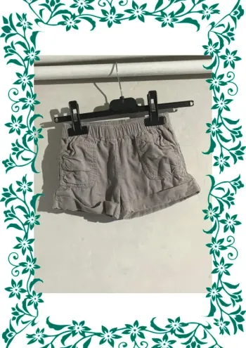 Short velours 18 mois