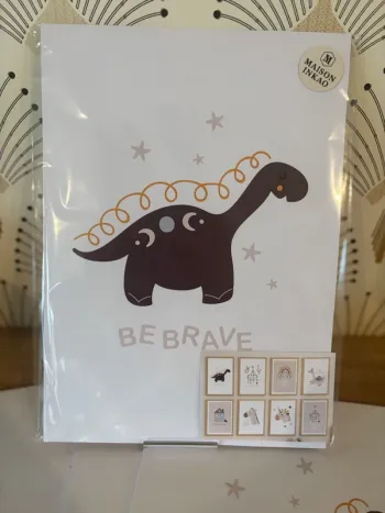 Affiches “Hello Baby Cozy Mix” pour chambre enfant