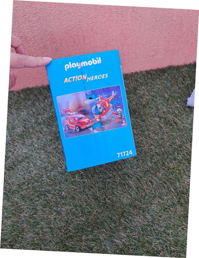 Playmobil 71724 pompier neuf non ouvert avec boîte. - photo numéro 3
