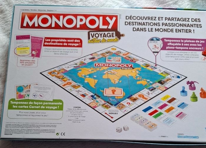 Jeux Monopoly voyage - Jeux & Jouets neuf - photo numéro 2