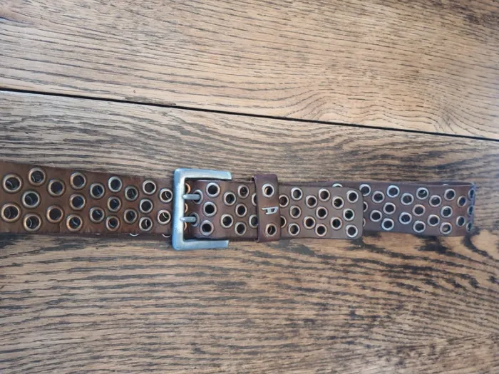 Jolie Ceinture cuir Marron homme Diesel - photo numéro 19