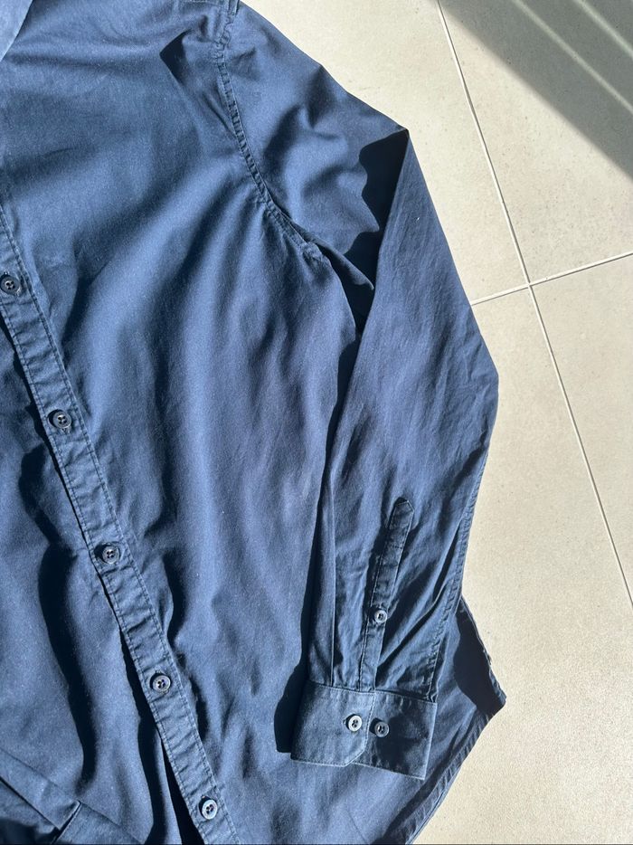 Chemise Teddy Smith bleu marine taille M 👔 - photo numéro 4