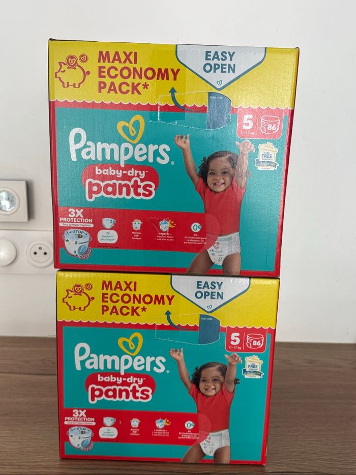 Couches Pampers pants taille 5 - photo numéro 2