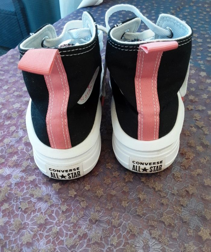 Baskets Converse All Star Chuck Taylor coloris noir taille 36 en très bon état. - photo numéro 5