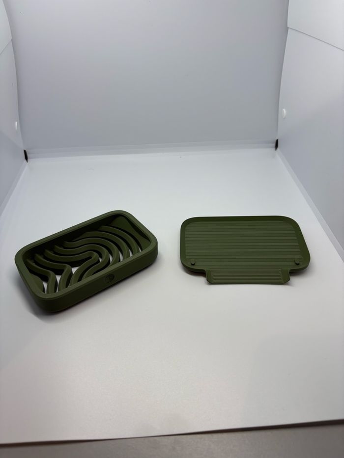 Porte savon couleur vert mate - photo numéro 4