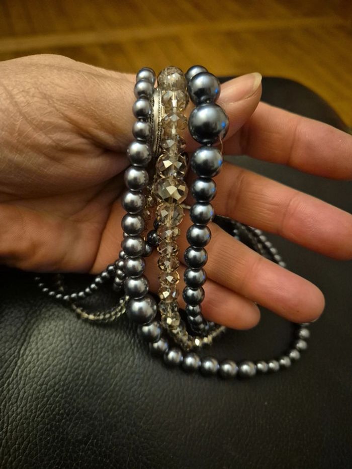 collier ras de cou de perles - photo numéro 3