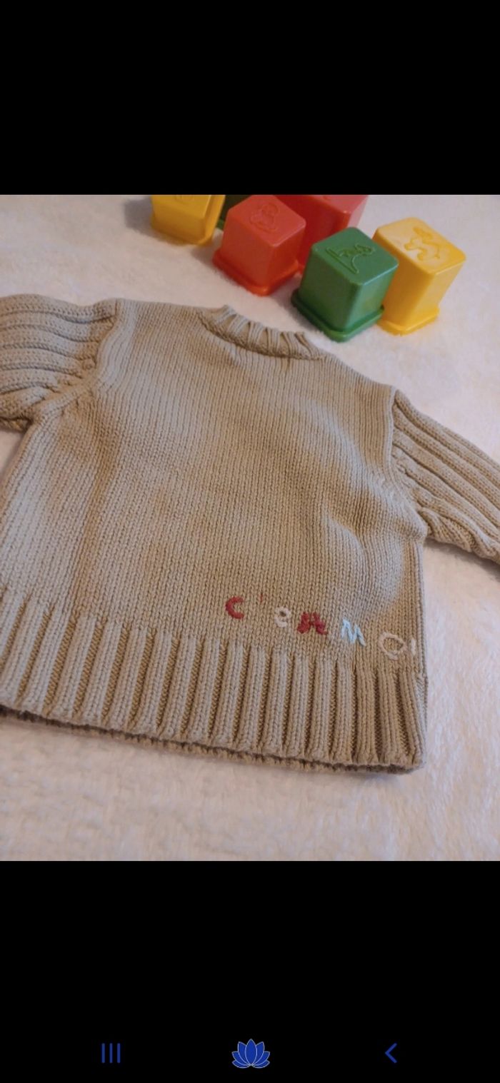 Pull bébé taille 1 mois - photo numéro 3