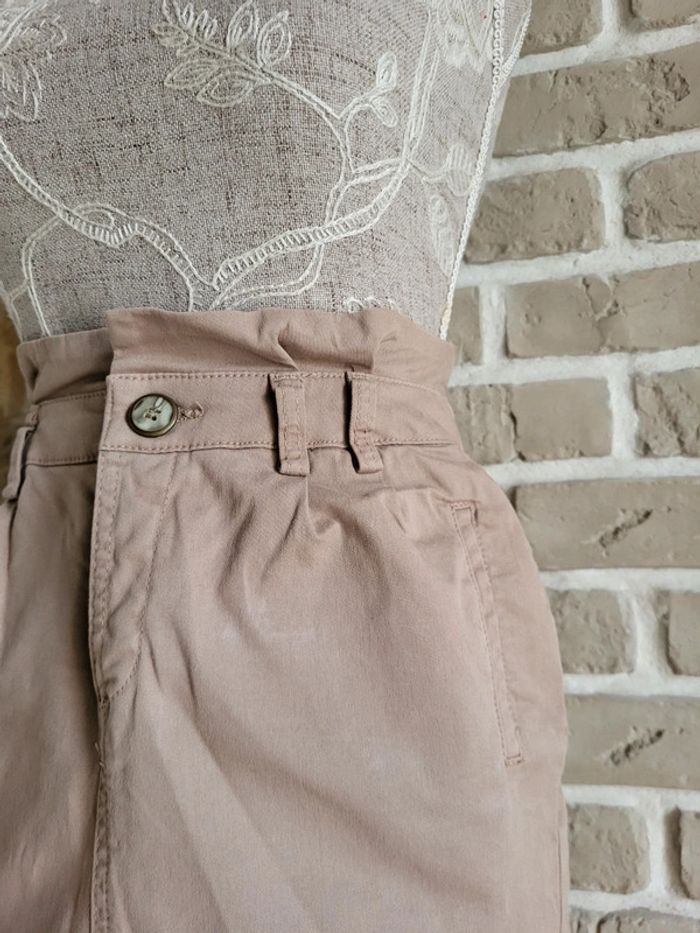Jupe taille haute beige sable Camaïeu - photo numéro 4