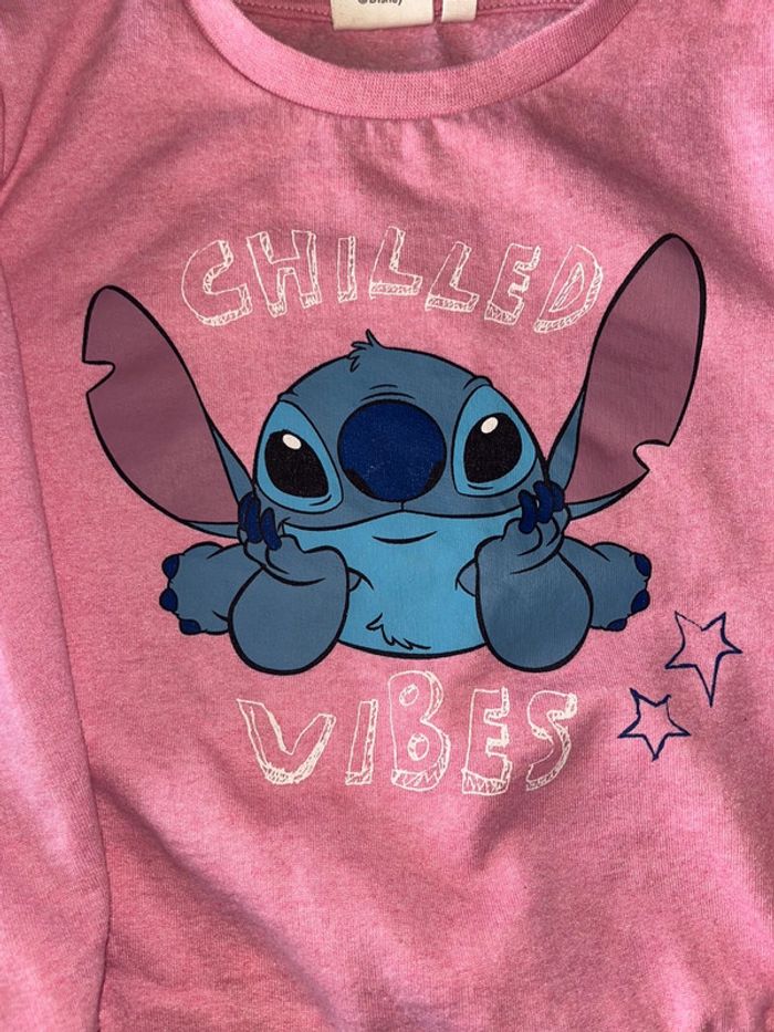 Sweat Stitch Disney Rose Taille 4 ans - photo numéro 2