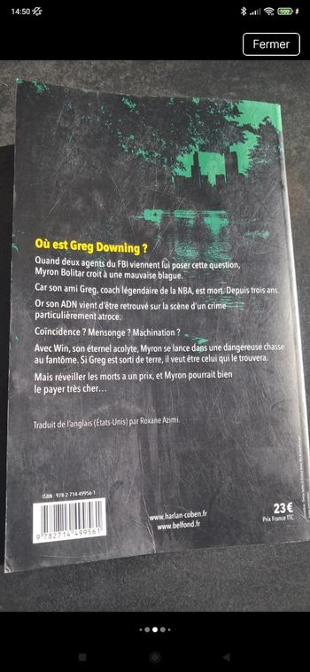 Lot ou à l'unité de livre Harlan Coben