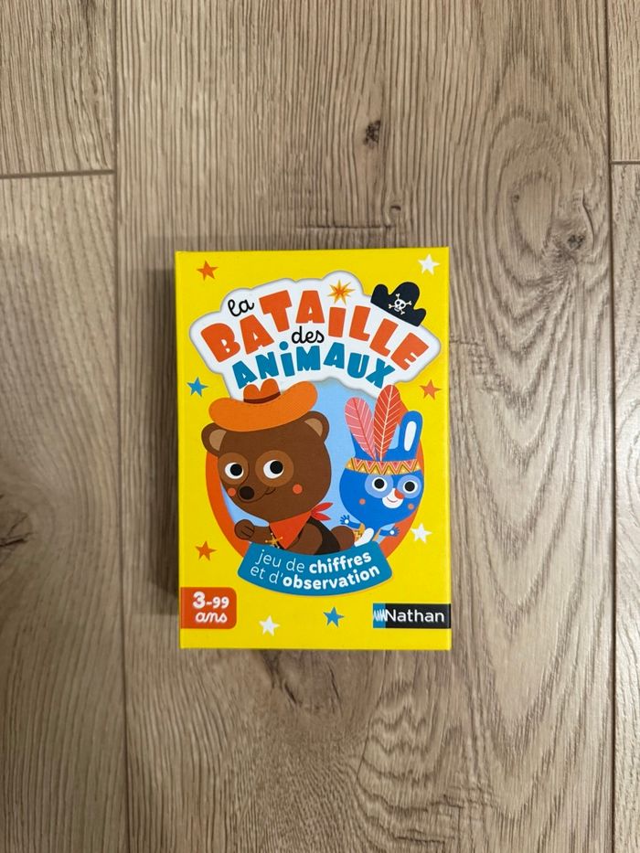 Jeu “La bataille des animaux” – Nathan – NEUF