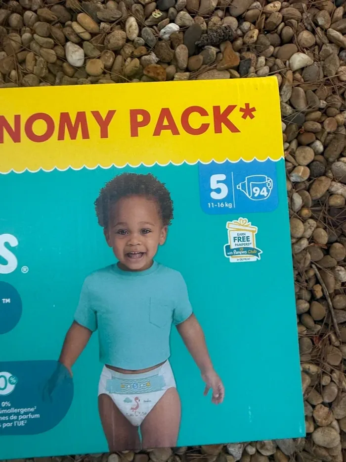Couches Pampers baby dry taille 5 - photo numéro 2