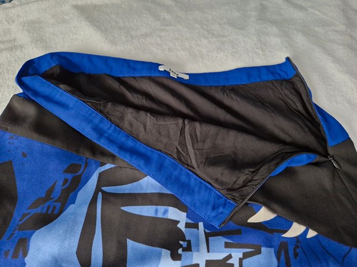 Jupe voile bleu et noire T38 - photo numéro 4